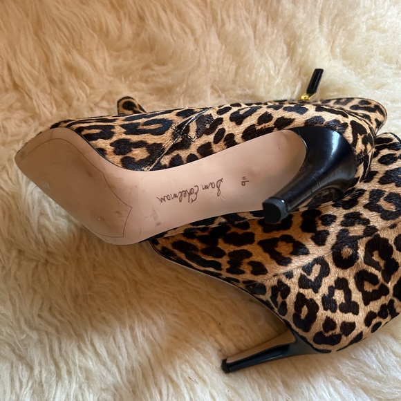 Sam Edelman Animal print Genuine Calf hide Ankle boots Stiletto Heel - Picture 8 of 14